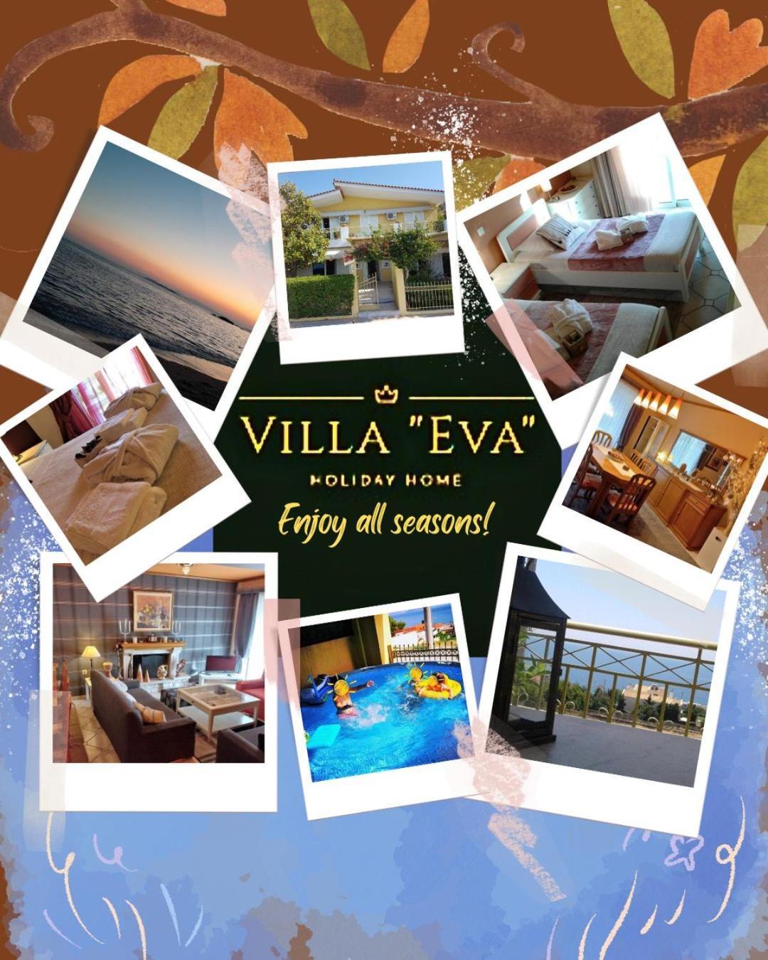 Villa "Eva" - Entire Beachfront Holiday Home - 4S Agia Marina  Zewnętrze zdjęcie